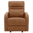 Gilman Creek Aldryn Top-grain Leather Glider Power Recliner, Brown