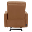 Gilman Creek Aldryn Top-grain Leather Glider Power Recliner, Brown