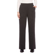 S.C. & CO. Women’s Stretch Knit Jacquard Pull-on Wide Leg Pant with Tummy Control - Dark Grey