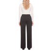 S.C. & CO. Women’s Stretch Knit Jacquard Pull-on Wide Leg Pant with Tummy Control