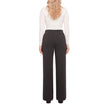 S.C. & CO. Women’s Stretch Knit Jacquard Pull-on Wide Leg Pant with Tummy Control