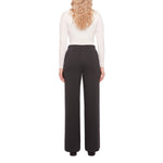 S.C. & CO. Women’s Stretch Knit Jacquard Pull-on Wide Leg Pant with Tummy Control