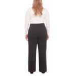 S.C. & CO. Women’s Stretch Knit Jacquard Pull-on Wide Leg Pant with Tummy Control