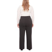 S.C. & CO. Women’s Stretch Knit Jacquard Pull-on Wide Leg Pant with Tummy Control
