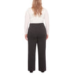 S.C. & CO. Women’s Stretch Knit Jacquard Pull-on Wide Leg Pant with Tummy Control