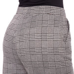 S.C. & CO. Women’s Stretch Knit Jacquard Pull-on Wide Leg Pant with Tummy Control