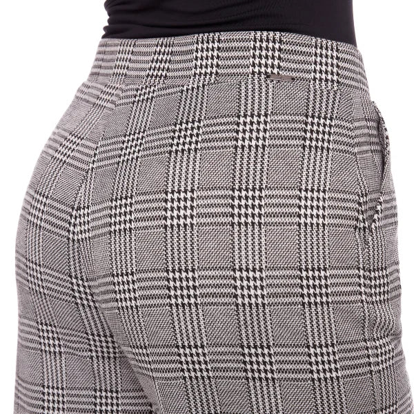 S.C. & CO. Women’s Stretch Knit Jacquard Pull-on Wide Leg Pant with Tummy Control