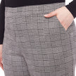 S.C. & CO. Women’s Stretch Knit Jacquard Pull-on Wide Leg Pant with Tummy Control