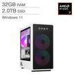 HP OMEN 35L Gaming Desktop, AMD Ryzen 7 8700F - 32GB RAM, 2TB SSD, 16GB NVIDIA GeForce RTX 5060 Ti