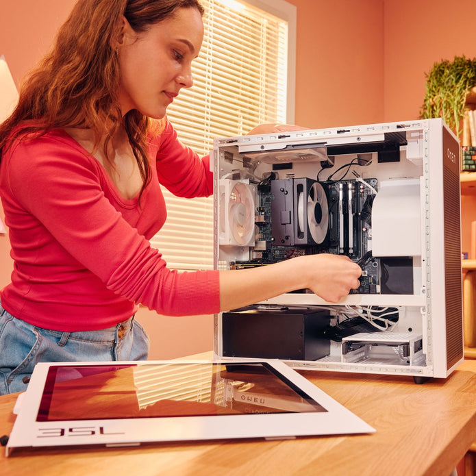 HP OMEN 35L Gaming Desktop, AMD Ryzen 7 8700F - 32GB RAM, 2TB SSD, 16GB NVIDIA GeForce RTX 5060 Ti