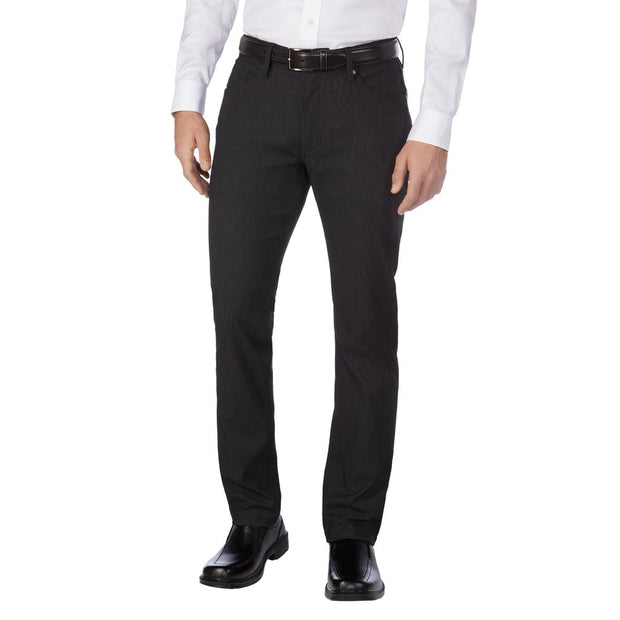 Urban Star Men's 5 Pocket Bengaline Pants - Black