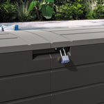 Suncast 120 Gallon Split Lid Extra Large Deck Box