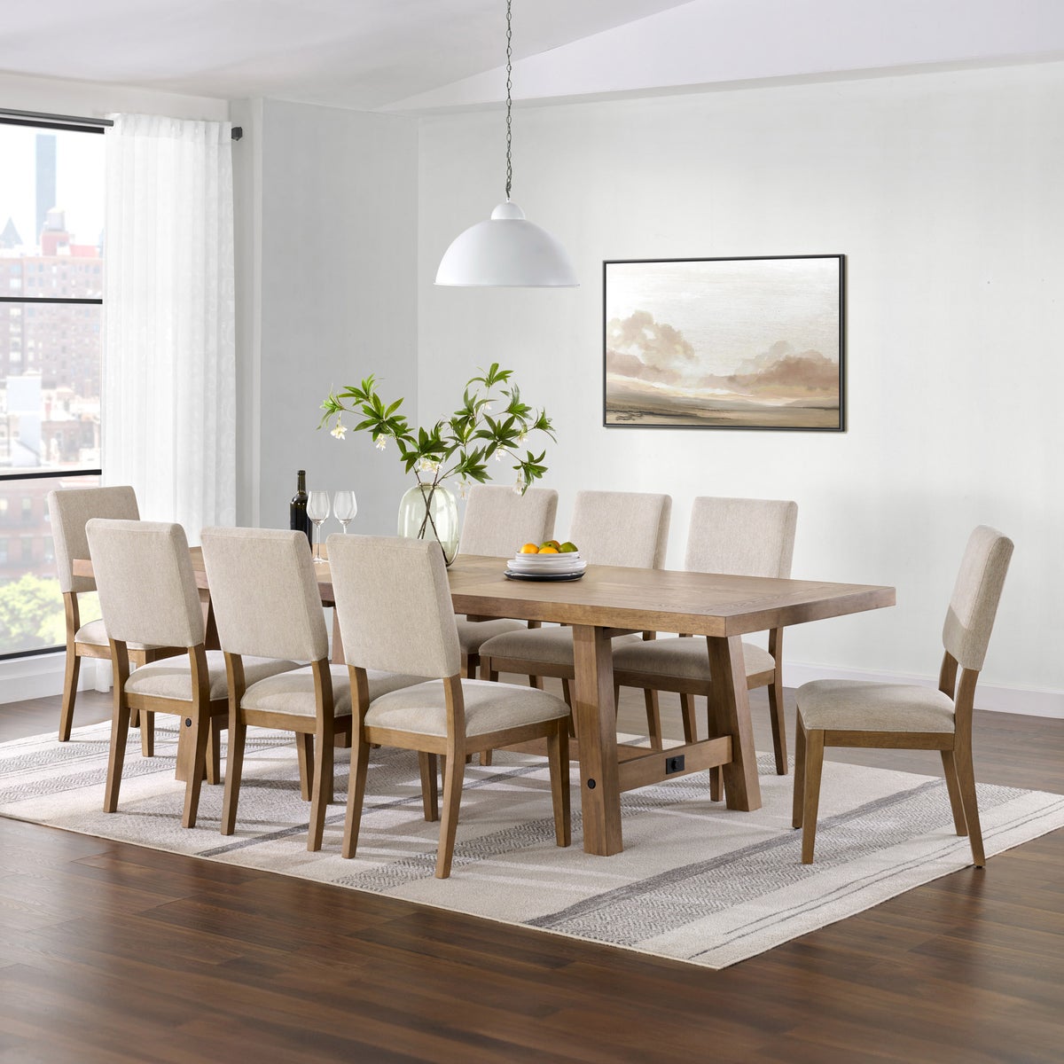 Pike & Main Graham 9-piece Dining Room Set