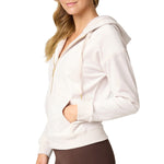 Aurum Women’s Double Sided Velour Hoodie