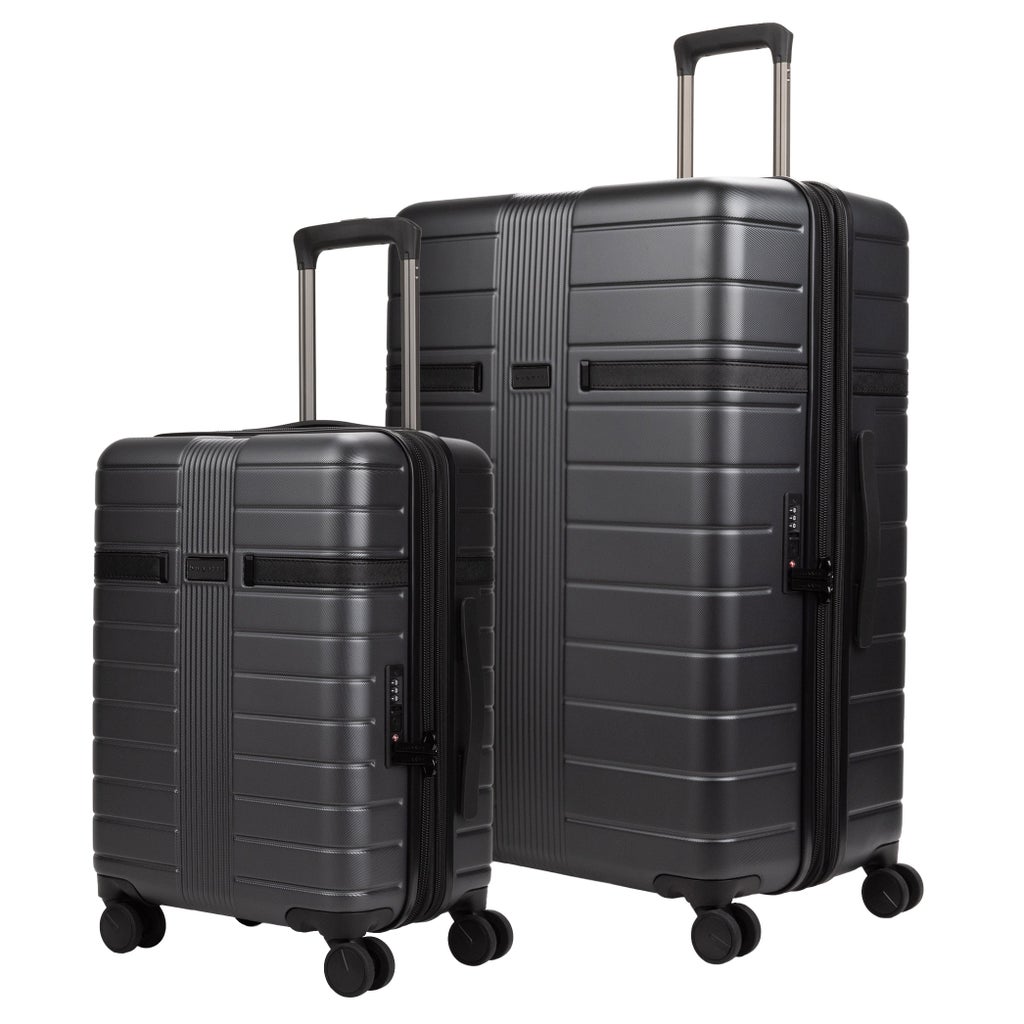 Bugatti - Hamburg 2-piece Hardside Spinner Luggage Set - Grey