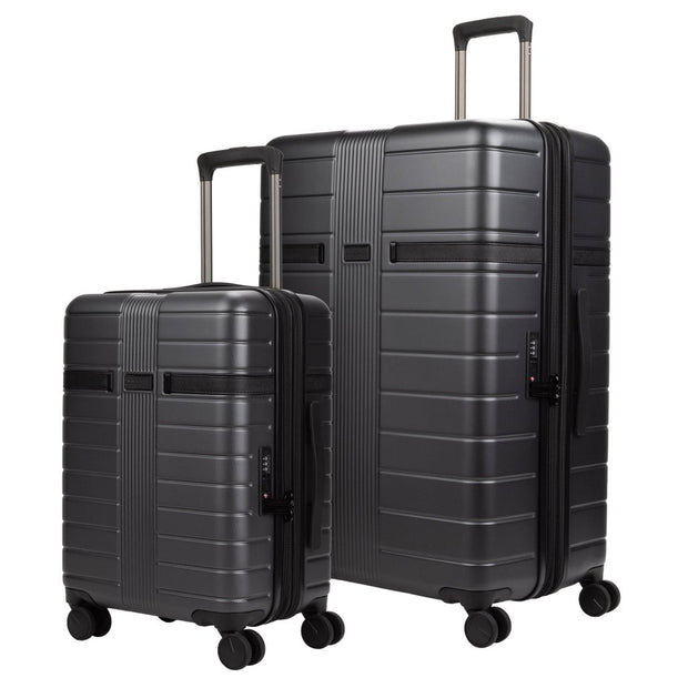 Bugatti - Hamburg 2-piece Hardside Spinner Luggage Set - Grey