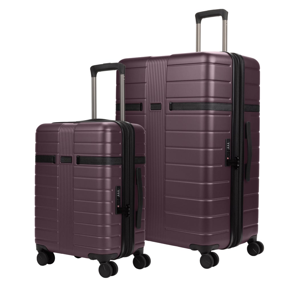 Bugatti - Hamburg 2-piece Hardside Spinner Luggage Set - Purple