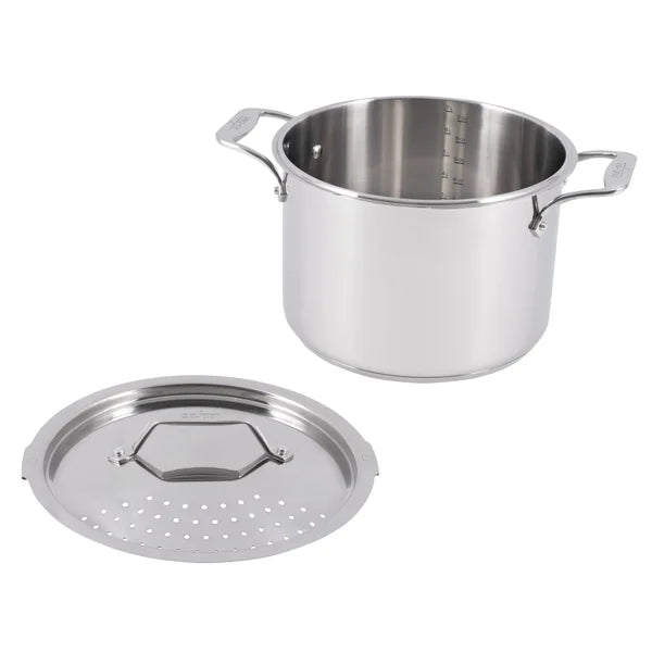 All-Clad "Simply Strain" Stainless Steel Multipot with Straining Lid, 7.6 L (8 qt.)