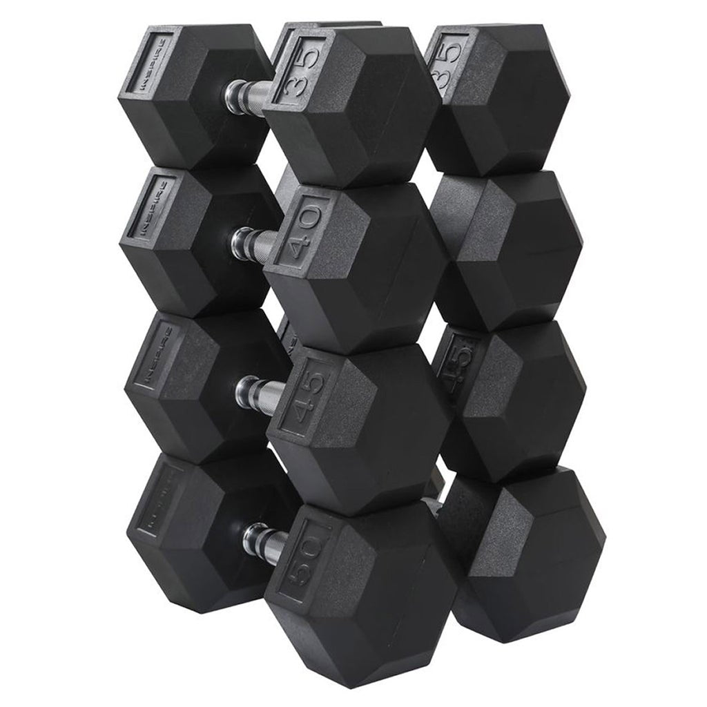 Inspire Fitness Dumbbell Set, 35 - 50 lbs