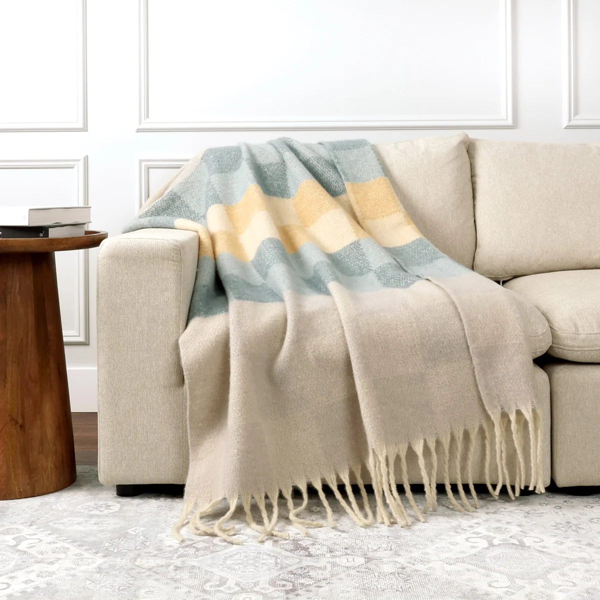 Faux Mohair Throw