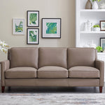 Prospera Home West Park Top-grain Leather Sofa and 2 Chairs