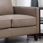 Prospera Home West Park Top-grain Leather Sofa and 2 Chairs