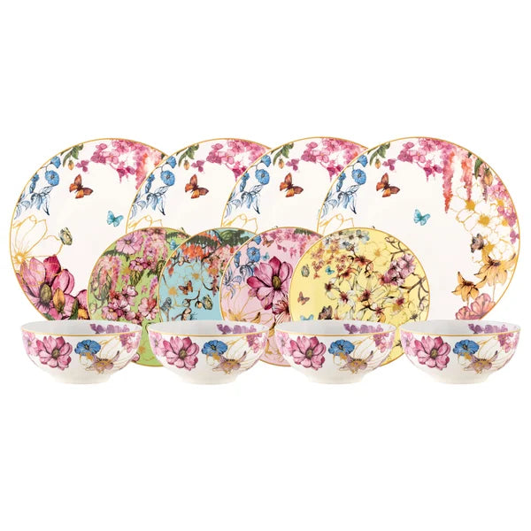 Maxwell & Williams Enchantment Porcelain Dinnerware Set, 24-piece