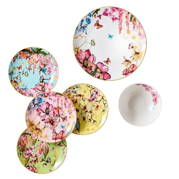 Maxwell & Williams Enchantment Porcelain Dinnerware Set, 24-piece