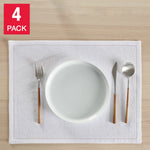 House & Home by Lynda Reeves European Collection - Cotton Linen Placemat, 4-pack