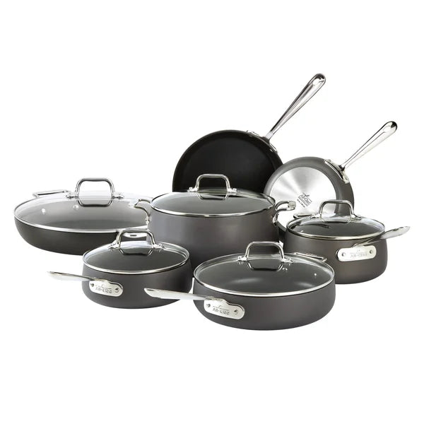 All-Clad HA1 Nonstick Cookware Set, 12-pieces