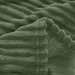 Wide Ribbed Flannel Blanket