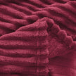 Wide Ribbed Flannel Blanket