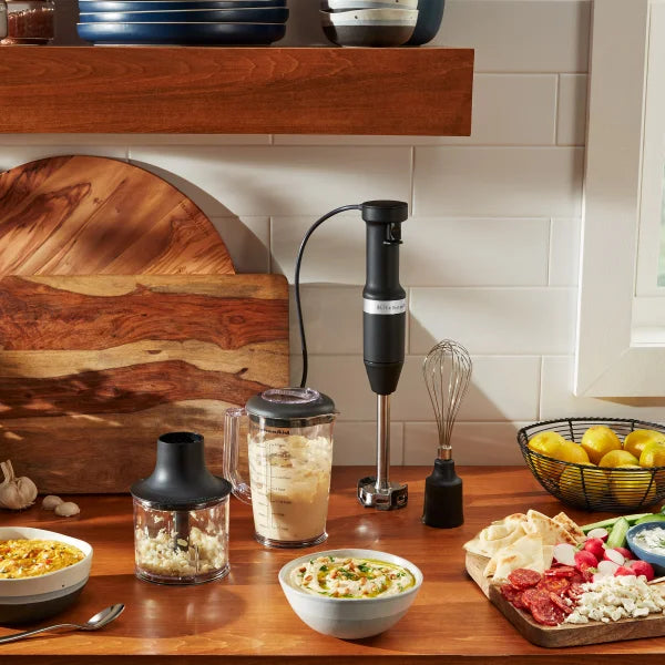 KitchenAid Variable Speed Corded Hand Blender with Accessories