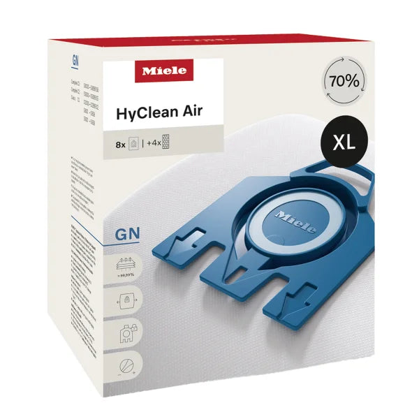 Miele HyClean Air GN Dustbags, 8-pack