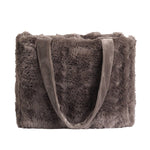 Life Comfort Fur Tote Bag & Travel Blanket Set
