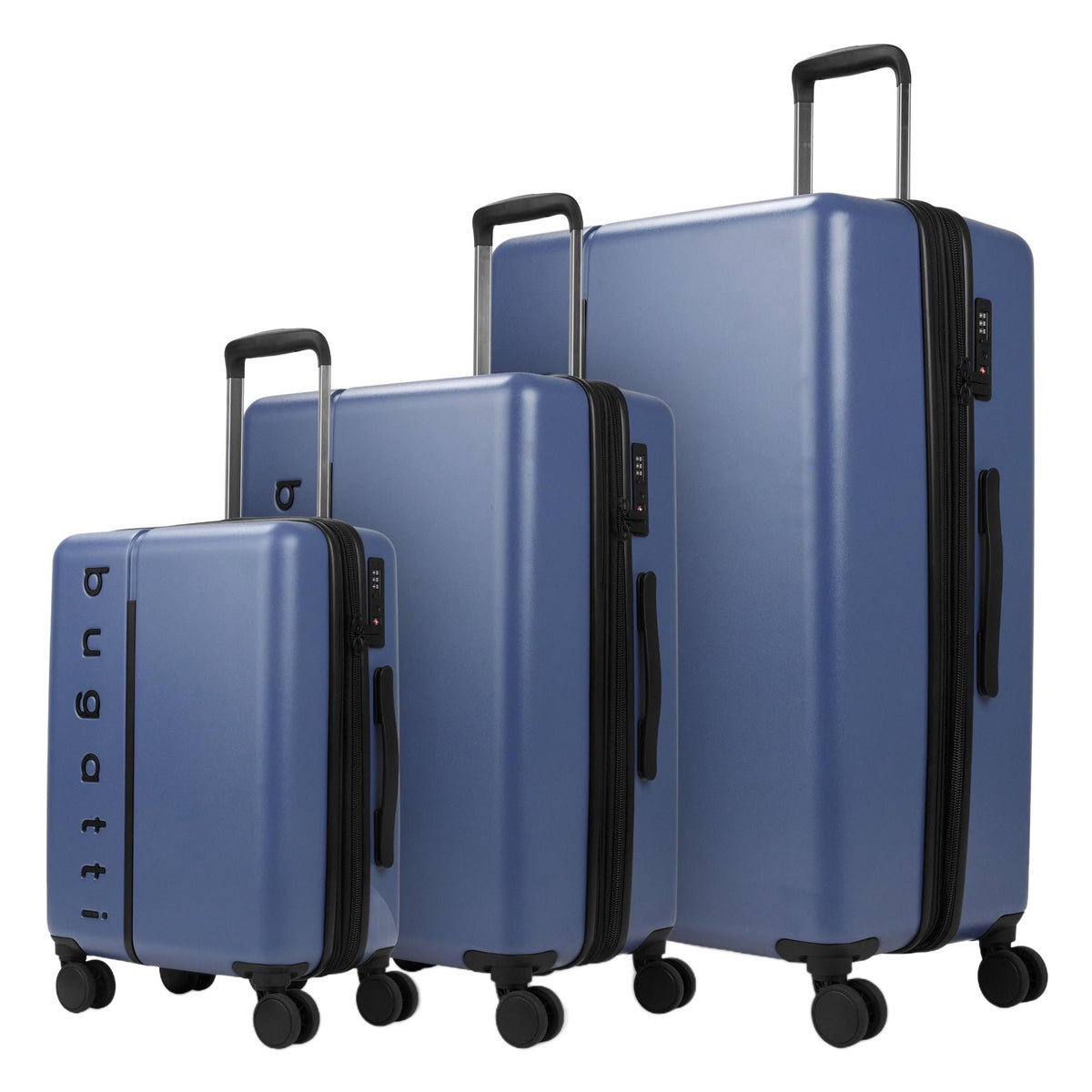 Bugatti - Mumbai 3-piece Hard Luggage Set