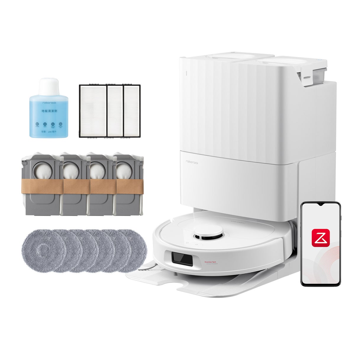 Roborock QX Revo Plus Robot Vacuum and Mop with 10,000 Pa Suction Power