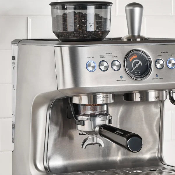 Chefman Crema Supreme Espresso Machine with Conical Burr Grinder