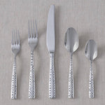 Fortessa Lucca Faceted Stainless-steel Flatware Set, 20-piece