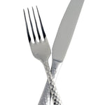Fortessa Lucca Faceted Stainless-steel Flatware Set, 20-piece
