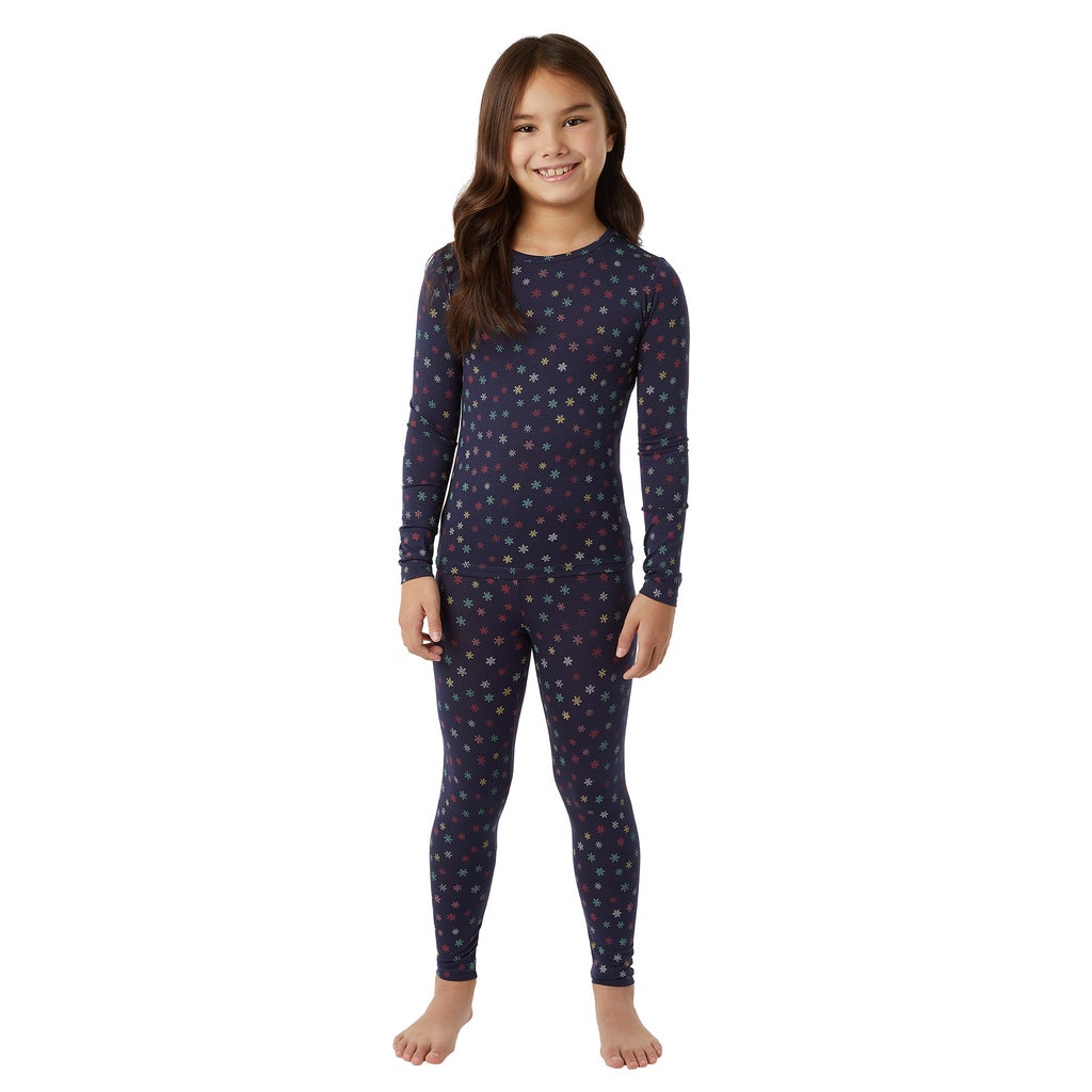 32 Degrees Eco Heat Kids Base Layer Set,  2-piece - Navy