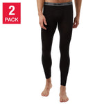 32 Degrees Men’s Eco Heat Baselayer Bottom, 2-pack