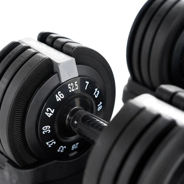 Echelon Adjustable Dumbbell Set With Stand, 7 - 52.5 lbs (3 - 23.5 kg)