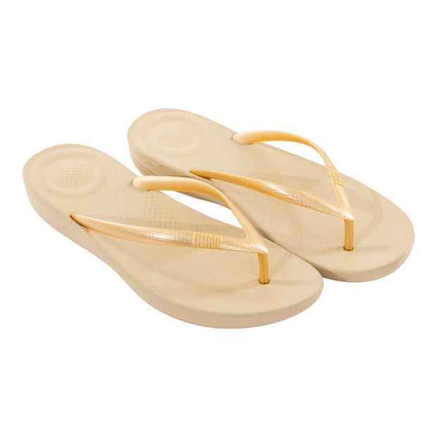 FitFlop Women's Iqushion Ergonomic Sandals - Gold