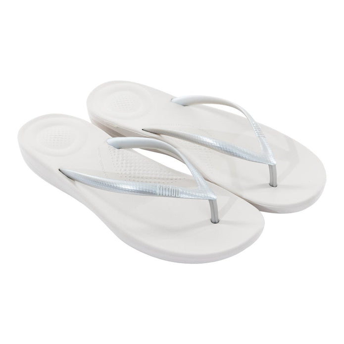 FitFlop Women's Iqushion Ergonomic Sandals - Silver