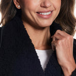 Weatherproof Women's Reversible Sherpa Cardigan