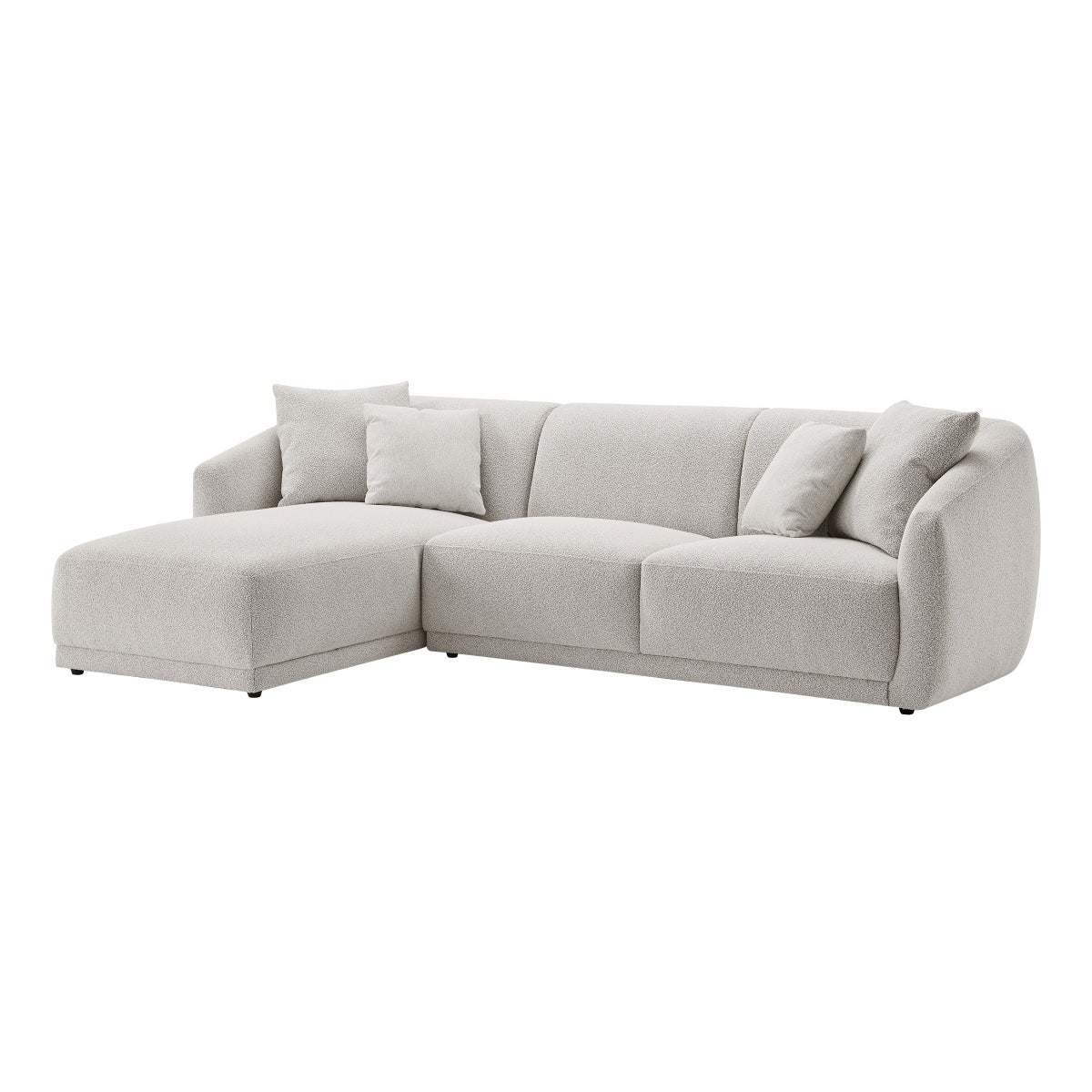Deca Fabric Sofa with Left-hand Facing Chaise