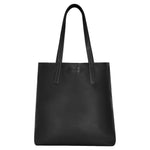 Champs Onyx Collection Leather Vertical Buisness Tote, 13 L