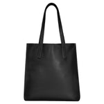 Champs Onyx Collection Leather Vertical Buisness Tote, 13 L