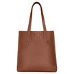 Champs Onyx Collection Leather Vertical Buisness Tote, 13 L - Brown